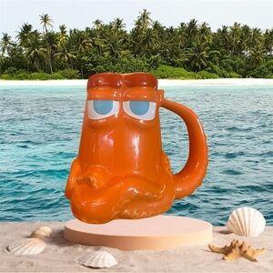 Disney / Finding Dory - Hank the Octopus - 16 oz Orange 3D Mug 🐙☕️